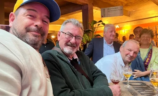 Ring viert papa's bij brouwerij Palm in Steenhuffel