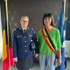 Korpschef Eveline Van Outryve en burgemeester Ingrid Holemans