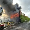 Industriebrand in Zellik