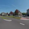 Simulatiebeeld aan de Olmenlaan na de werken
