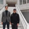 Mattias Walraet, HR-directeur Securitas en Frans Gettemans, bewakingsagent