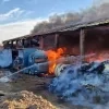 Schuurbrand in Grimbergen: “Rookpluim van ver te zien, geen gevaar voor omwonenden"