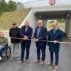 Nieuwe tunnel aan Mollemseweg in Asse al fietsend geopend