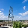 Er wordt een hoogspanningsmast gebouwd in Vilvoorde