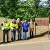 Feestelijke opening van het ecorecreaduct De Priorij in Hoeilaart