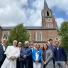 Centraal Kerkbestuur en gemeente Grimbergen kijken ernaar uit om samen met het enthousiaste en gemotiveerde ontwerpteam van agmen en MADAM architectuur de Sint-Amanduskerk in Strombeek-Bever een nieuwe invulling te geven’