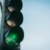 Verkeerslicht staat op groen