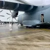 Fotoshoot op militaire luchthaven in Melsbroek