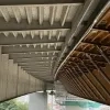 De onderkant van het Viaduct van Vilvoorde