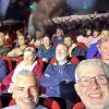 Programmamakers Kris Vander Gracht en Bart Craps tijdens de filmvertoning van 'Tussen Velden en Verhalen: het Pajottenland'