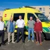 Brandweerzone Vlaams-Brabant West schenkt ziekenwagen aan Oekraïense hulporganisatie.