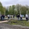 Scouts richten het festivalterrein van Cubanight in