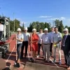 De atletiekpiste in Huizingen