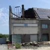 Het uitgebrande huis van Lesley