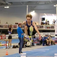 Karsten op het BK Verspringen Karsten op het BK Verspringen