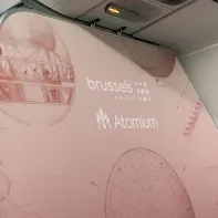 Het interieur van de Belgian icon Atomium