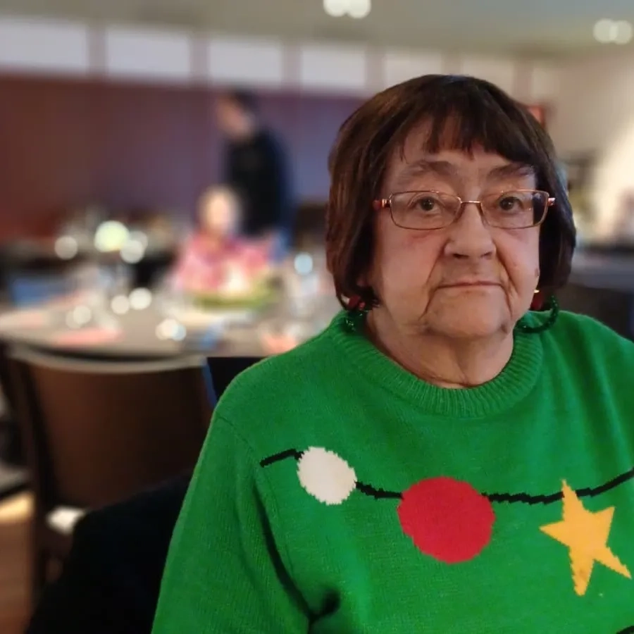 Monique, één van de gasten van Samen aan Tafel