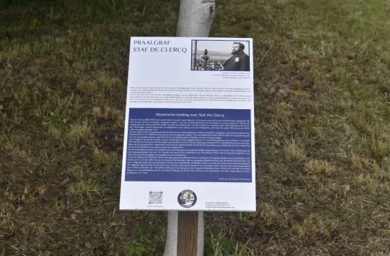 Infobord praalgraf Staf Declercq Infobord praalgraf Staf Declercq