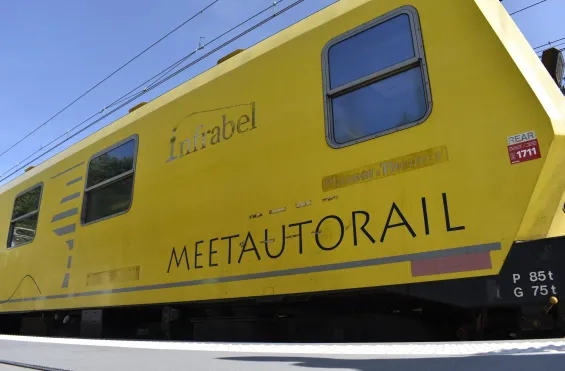 De meettrein van Infrabel